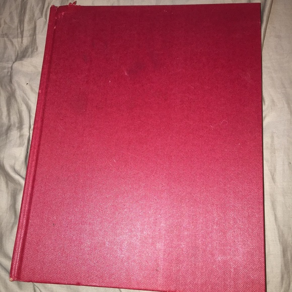 large, basic, red, blank journal - Picture 2 of 2